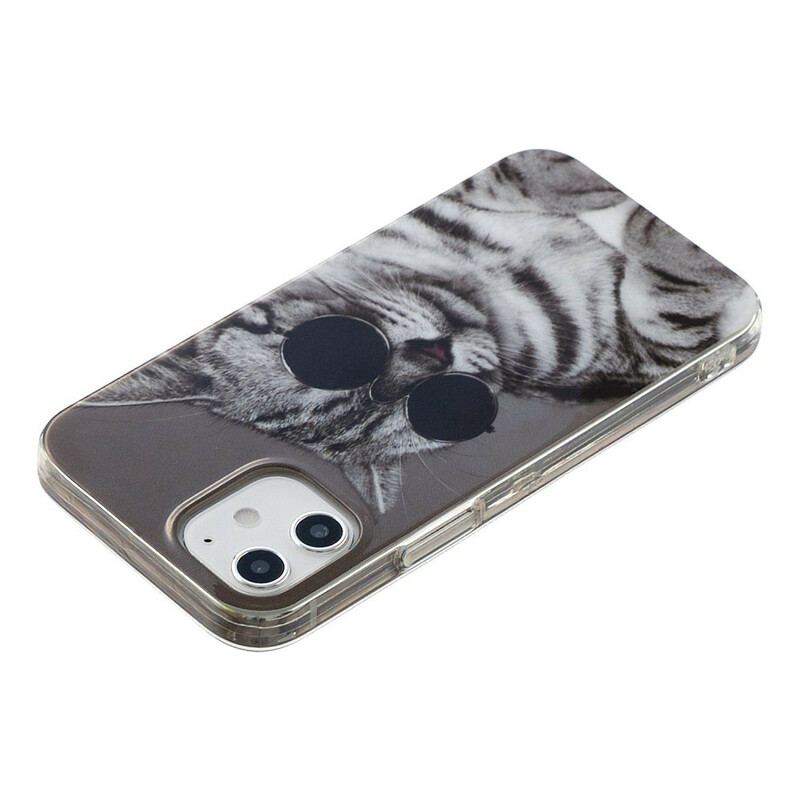 Coque iPhone 12 Mini Mon Chaton Incognito