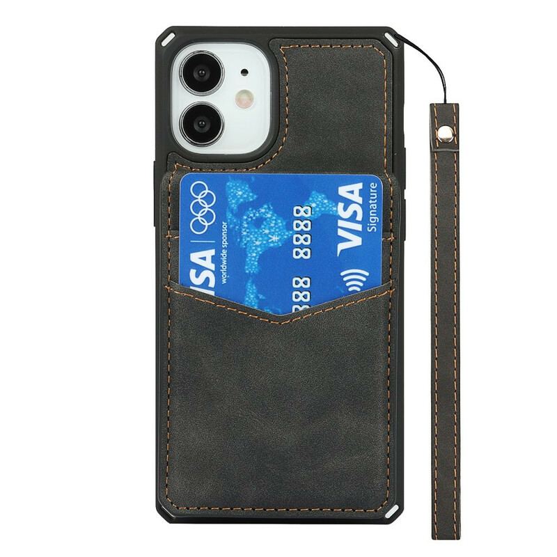 Coque iPhone 12 Mini Multi-Fonctionnelle avec Lanière