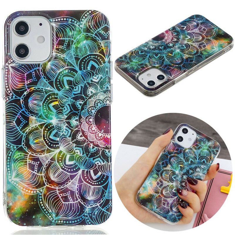 Coque iPhone 12 Mini Série Floralies Fluorescente