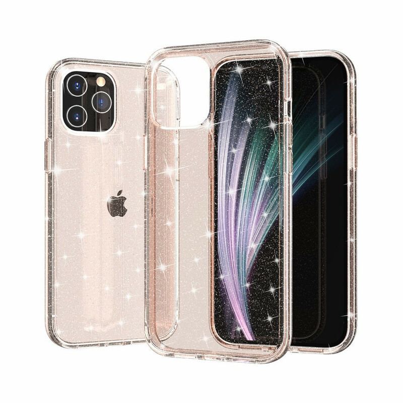 Coque iPhone 12 Mini Transparente Paillettes