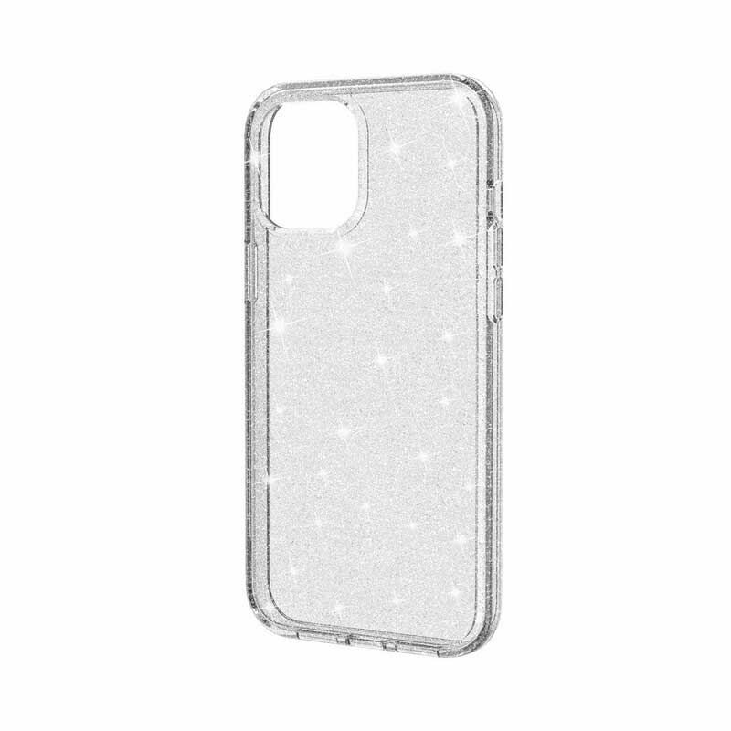 Coque iPhone 12 Mini Transparente Paillettes