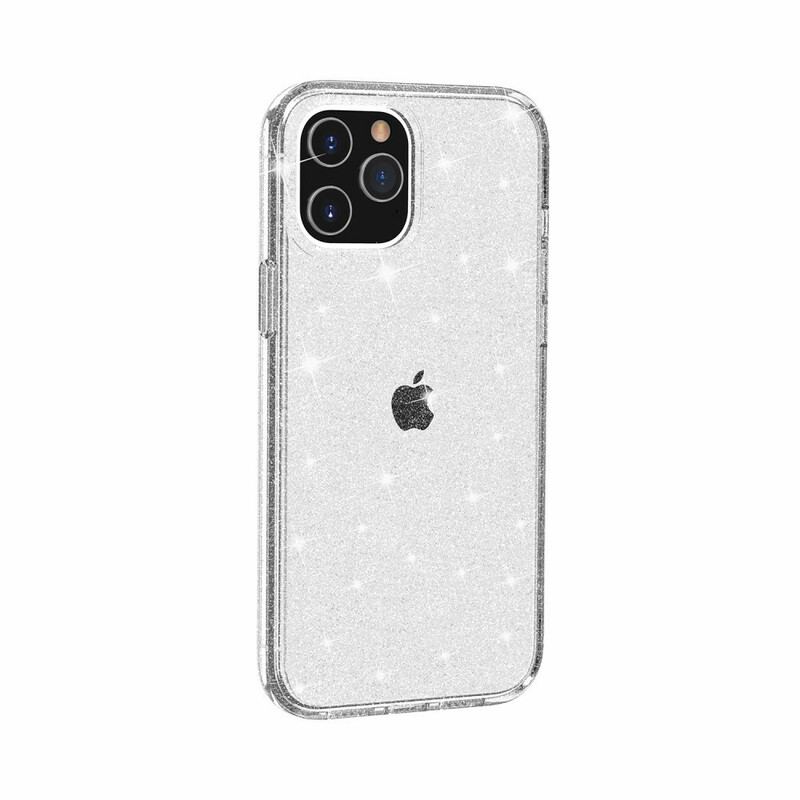 Coque iPhone 12 Mini Transparente Paillettes