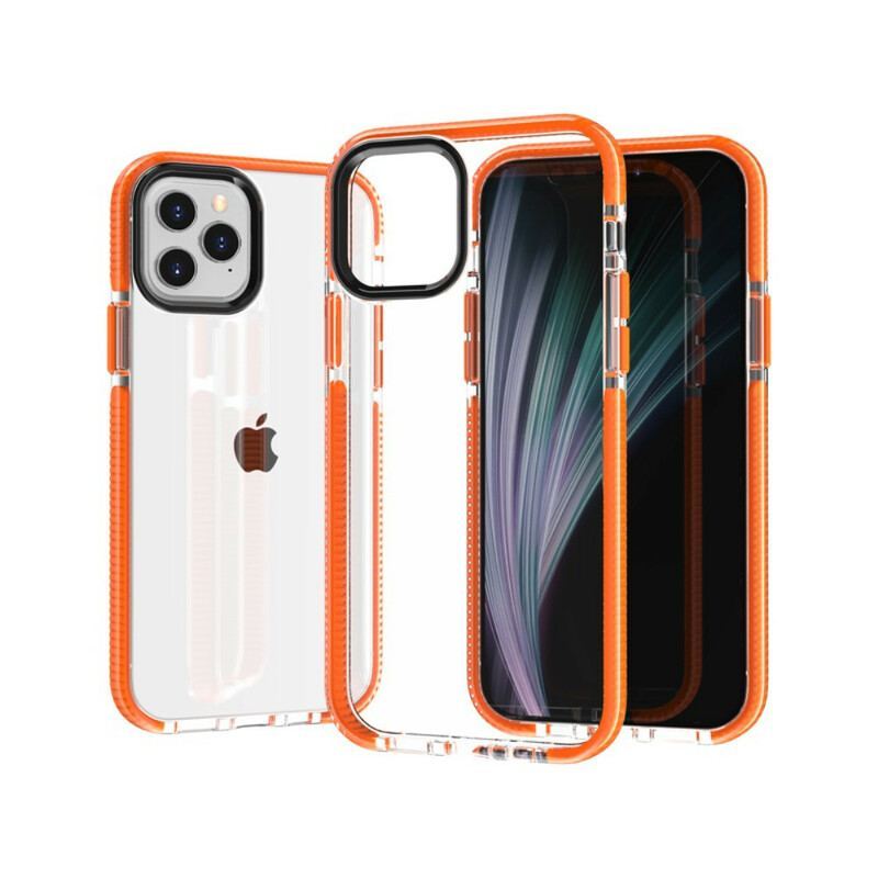 Coque iPhone 12 Mini Transparente rebords Silicone