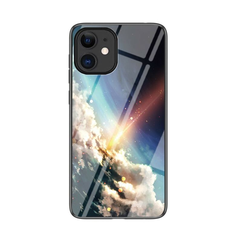 Coque iPhone 12 Mini Verre Trempé Starry Sky