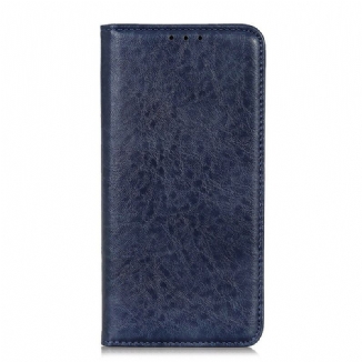 Flip Cover iPhone 12 Mini Cuir Fendu Élégance