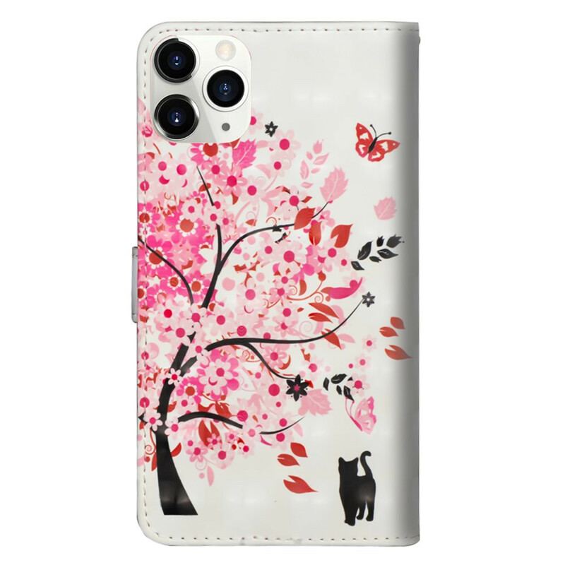 Housse iPhone 12 Mini Arbre Rose