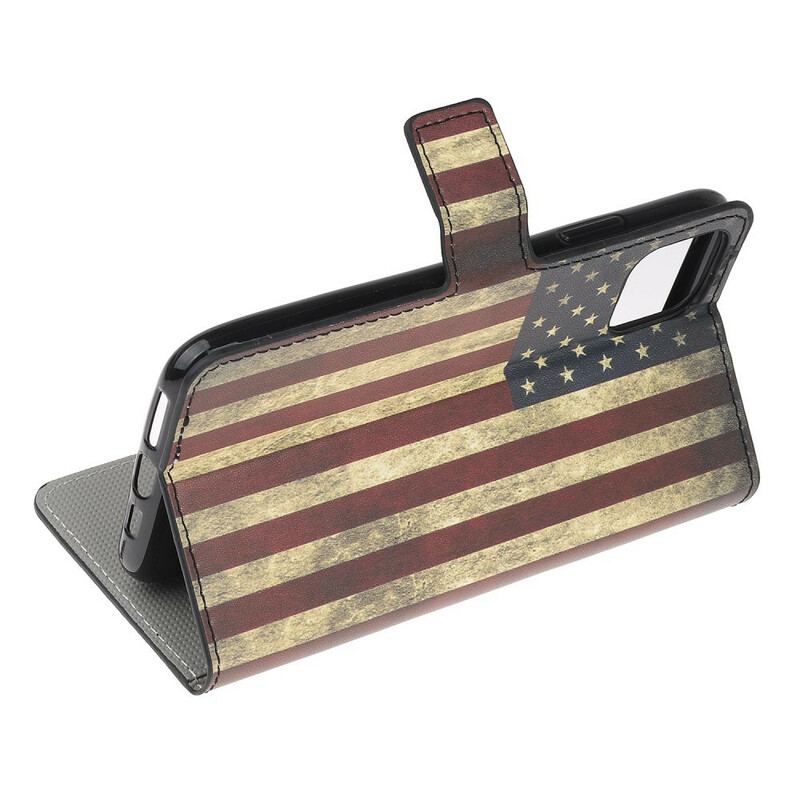 Housse iPhone 12 Mini Drapeau USA