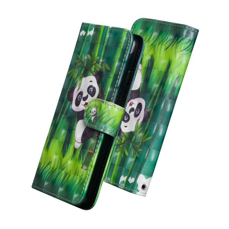 Housse iPhone 12 Mini Panda et Bambou