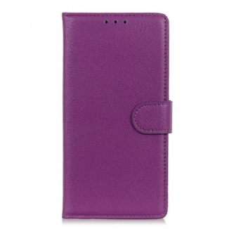 Housse iPhone 12 Mini Simili Cuir Litchi