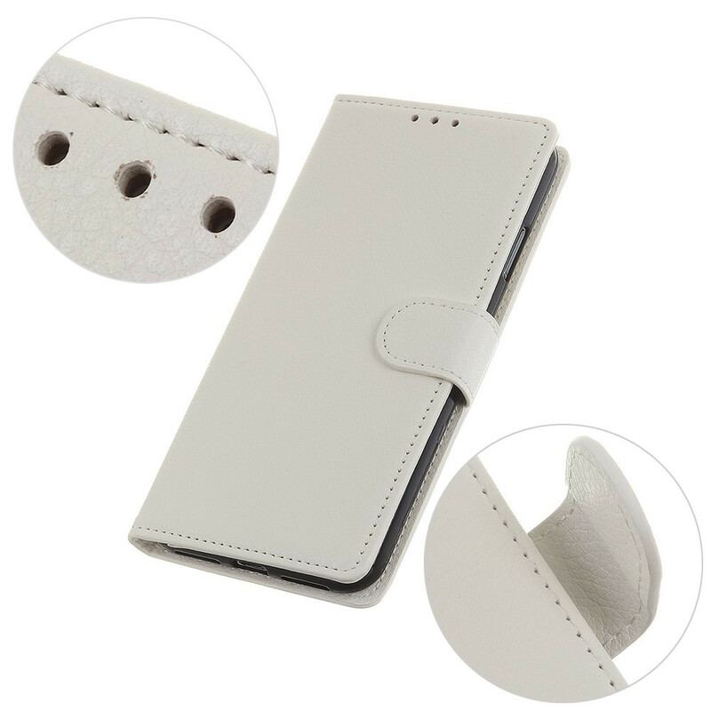 Housse iPhone 12 Mini Simili Cuir Litchi