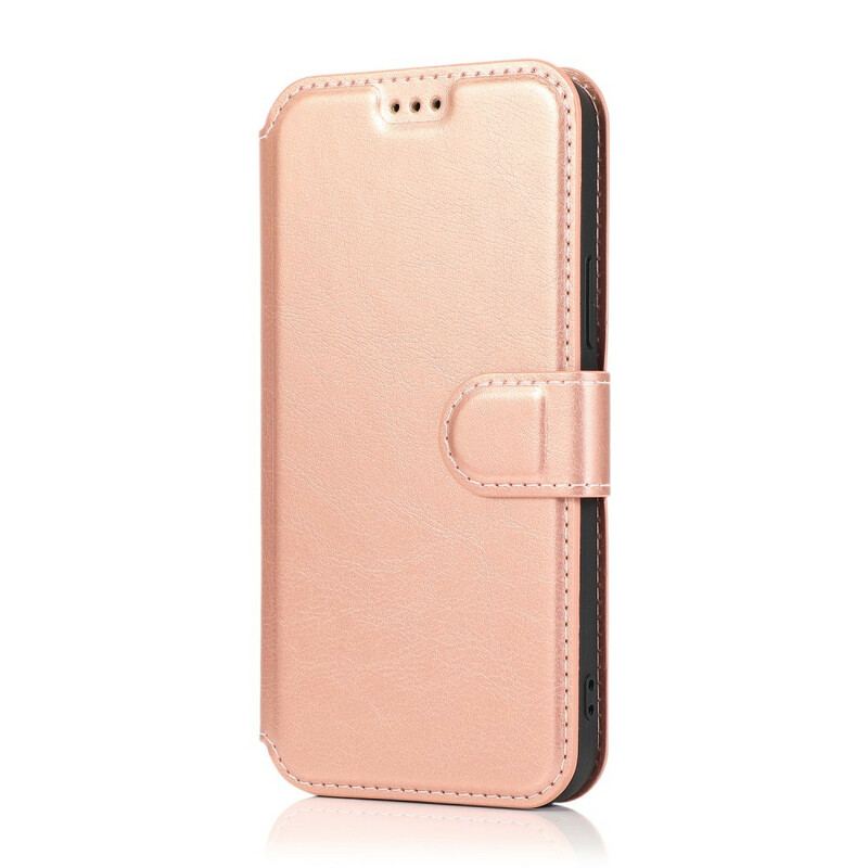 Housse iPhone 12 Mini Style Cuir Rétro