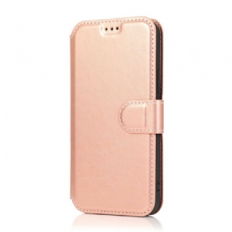 Housse iPhone 12 Mini Style Cuir Rétro