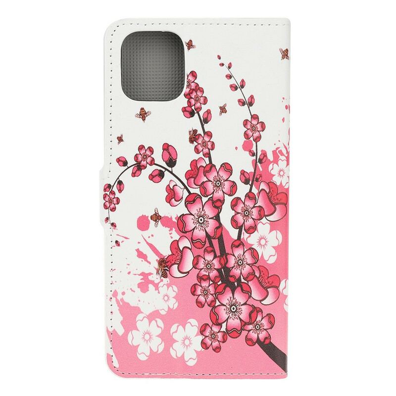 Housse iPhone 12 Mini Tropical Flowers