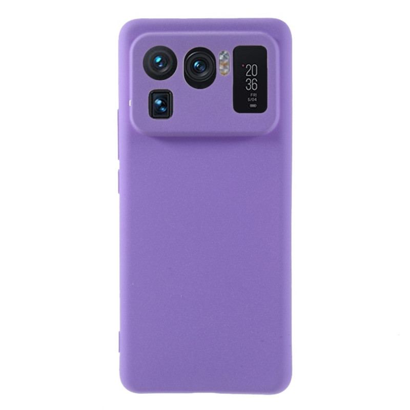 Coque Xiaomi Mi 11 Ultra Silicone Rigide Givré