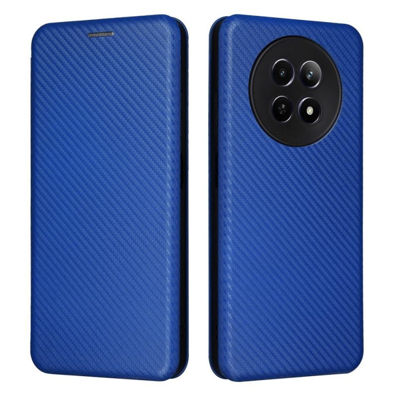 Flip Cover Realme 12 5G / 12X 5G Fibre Carbone