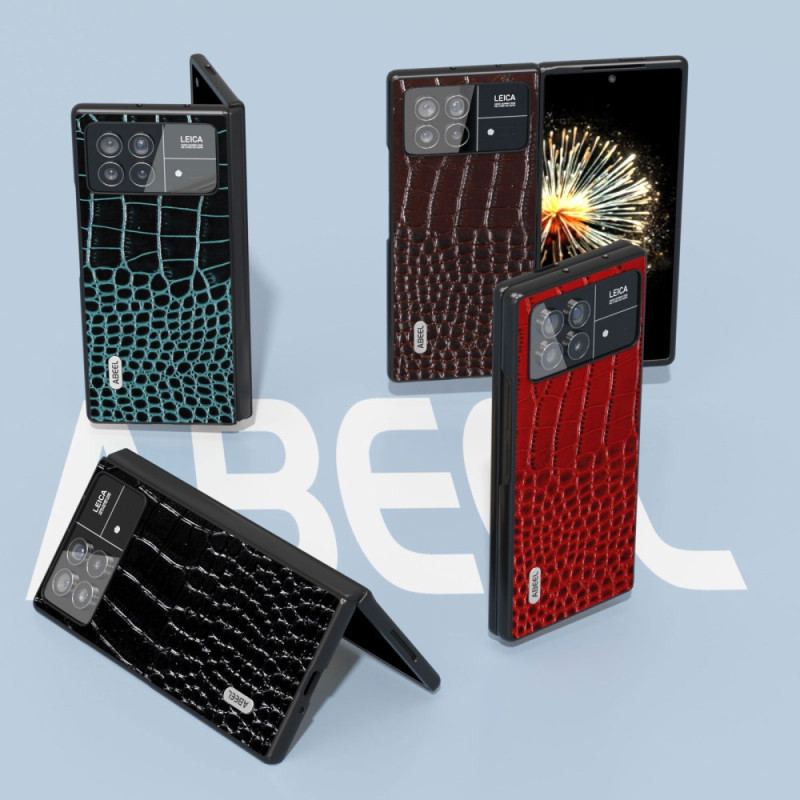 Coque Xiaomi Mix Fold 3 Texture Crocodile ABEEL