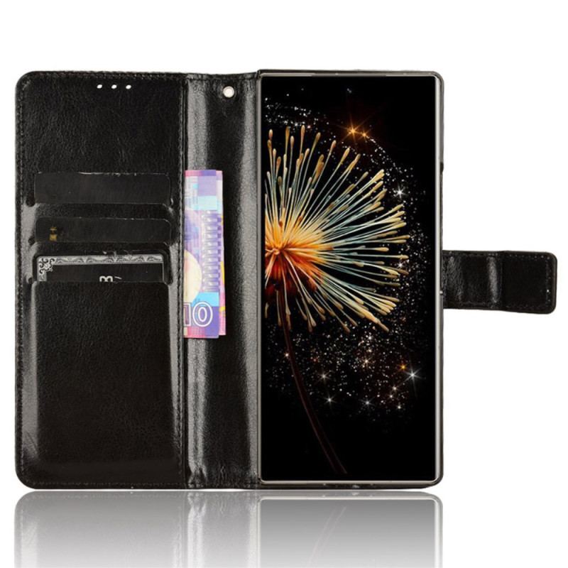 Housse Xiaomi Mix Fold 3 Simili Cuir Flashy à Lanière