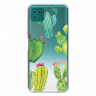 Coque Samsung Galaxy A22 5G Cactus Aquarelle