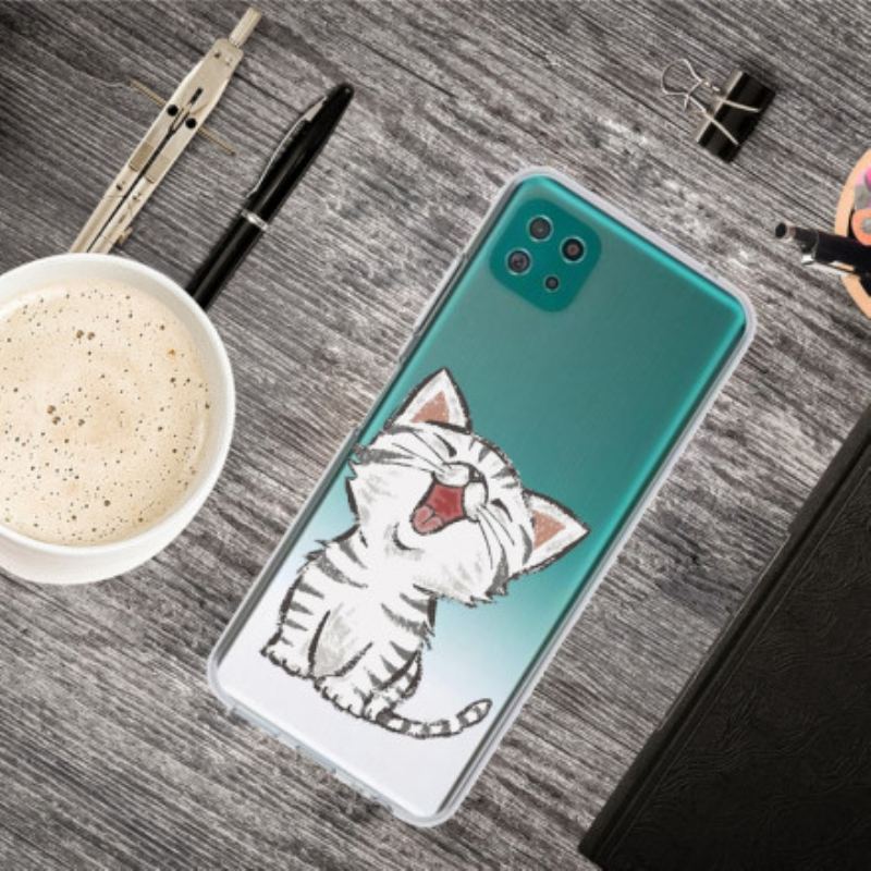 Coque Samsung Galaxy A22 5G Cute Cat