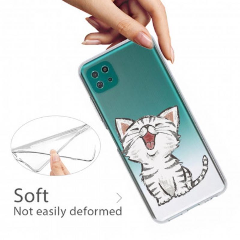 Coque Samsung Galaxy A22 5G Cute Cat