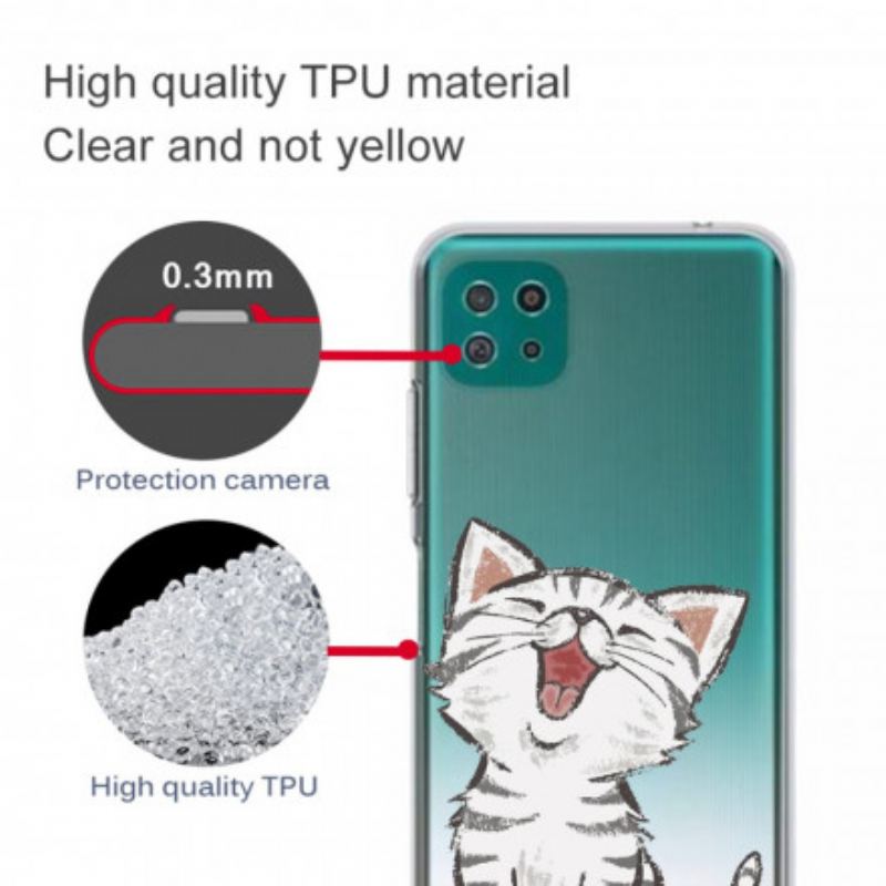 Coque Samsung Galaxy A22 5G Cute Cat