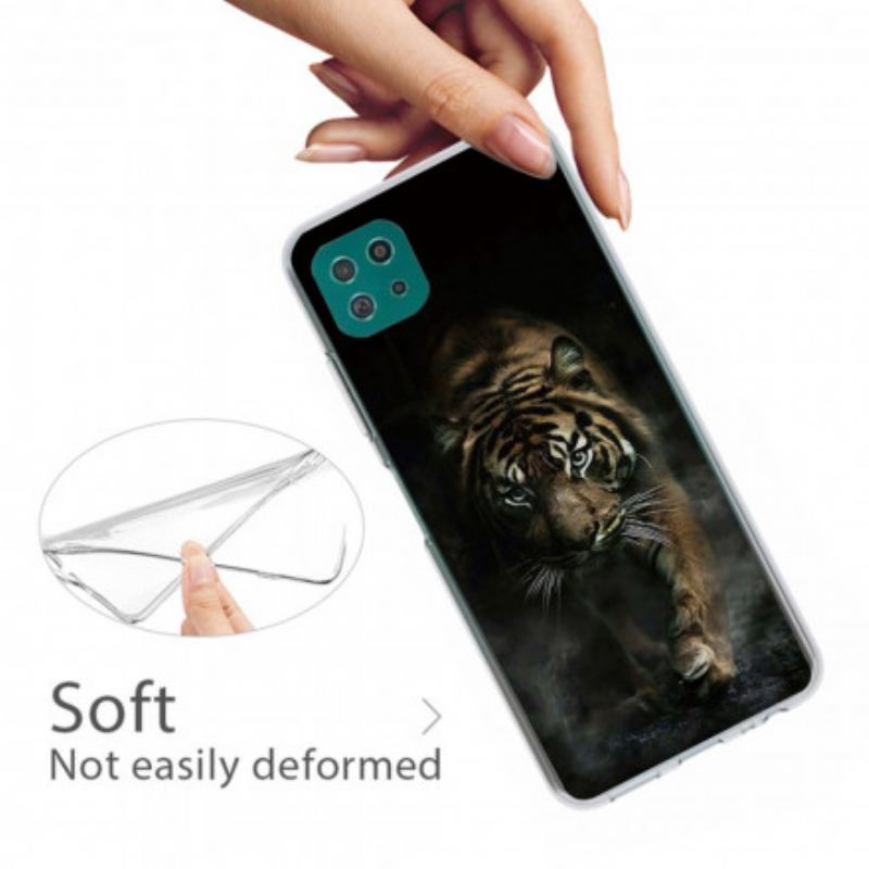 Coque Samsung Galaxy A22 5G Flexible Tigre