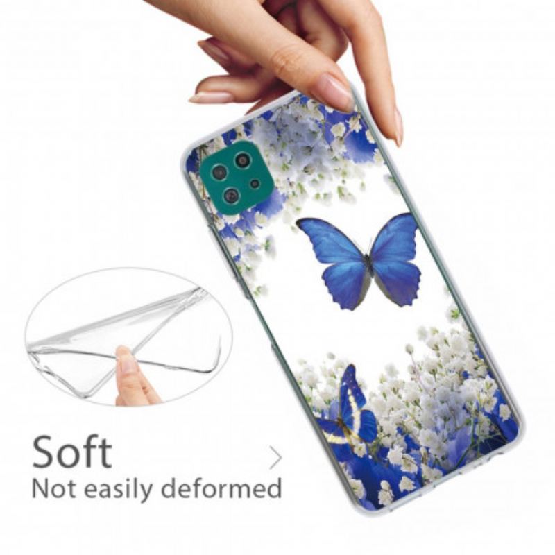 Coque Samsung Galaxy A22 5G Papillons Design