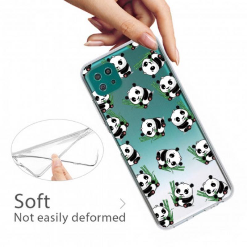 Coque Samsung Galaxy A22 5G Petits Pandas