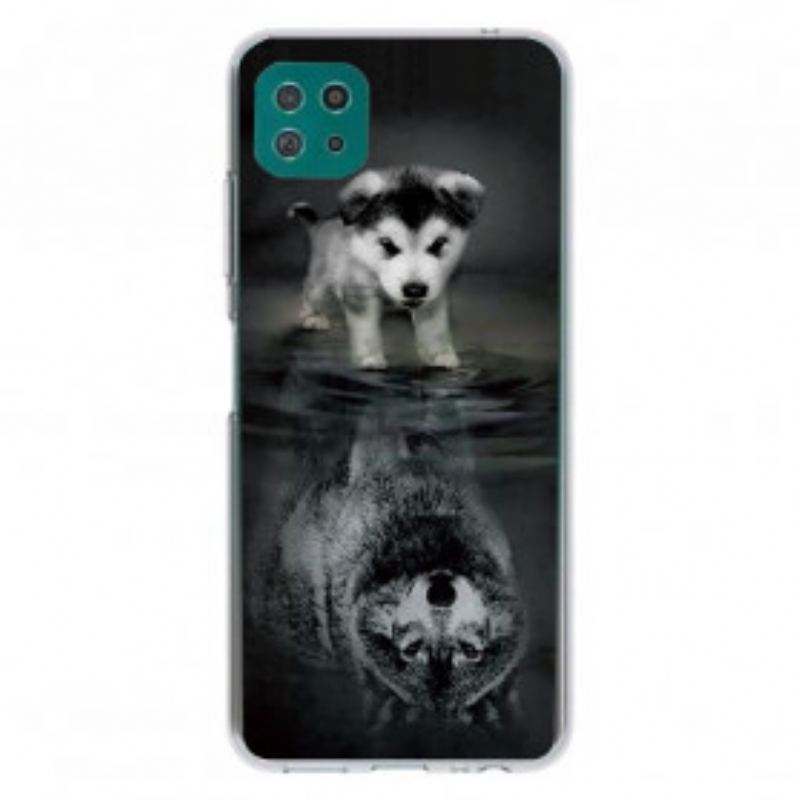 Coque Samsung Galaxy A22 5G Rêve de Chiot