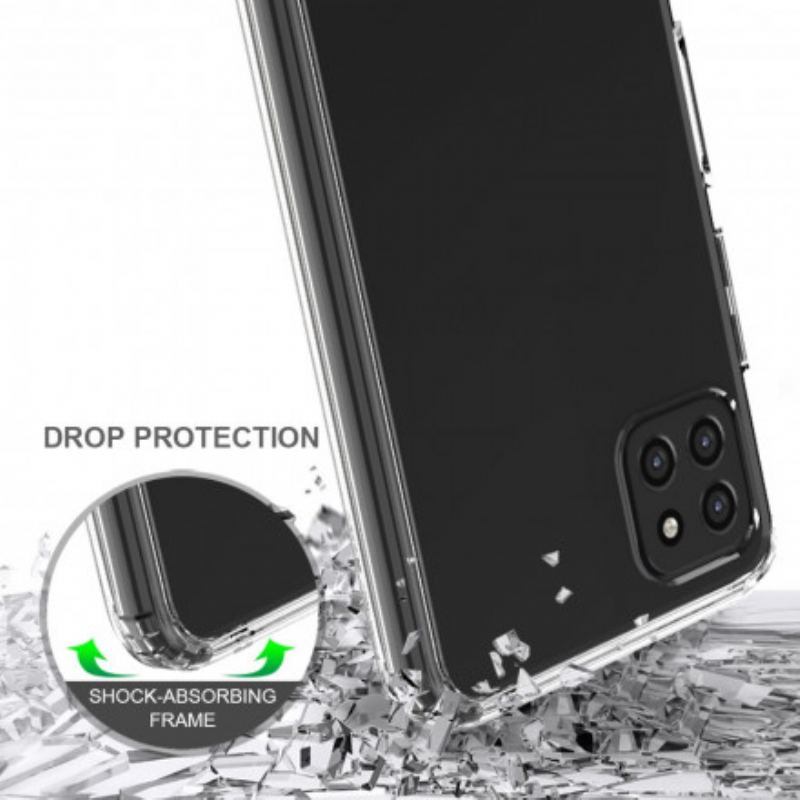 Coque Samsung Galaxy A22 5G Transparente Coins Renforcés