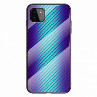 Coque Samsung Galaxy A22 5G Verre Trempé Fibre Carbone