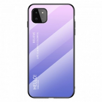 Coque Samsung Galaxy A22 5G Verre Trempé Hello