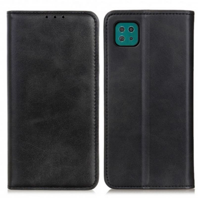 Flip Cover Samsung Galaxy A22 5G Cuir Fendu