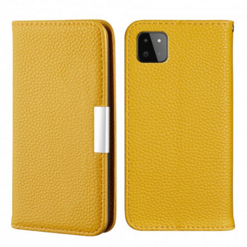 Flip Cover Samsung Galaxy A22 5G Simili Cuir Litchi Ultra Chic