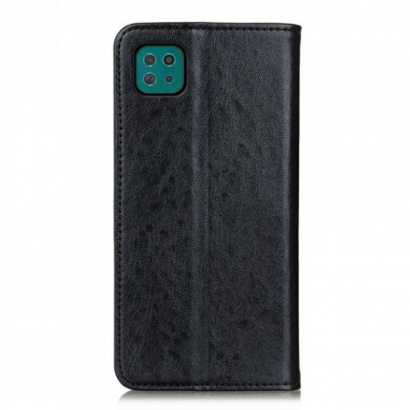 Flip Cover Samsung Galaxy A22 5G Style Cuir Élégance