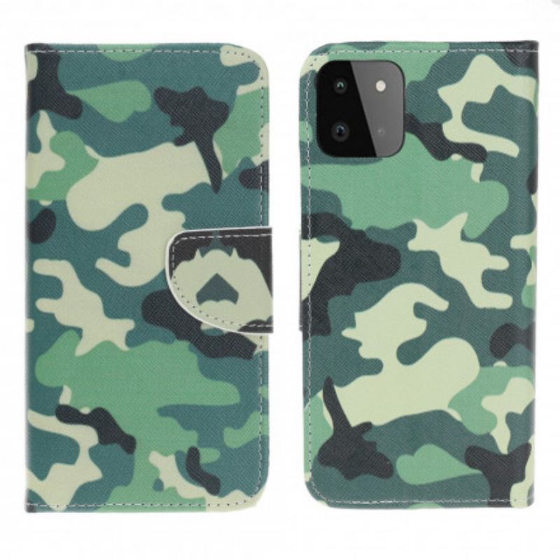 Housse Samsung Galaxy A22 5G Camouflage Militaire