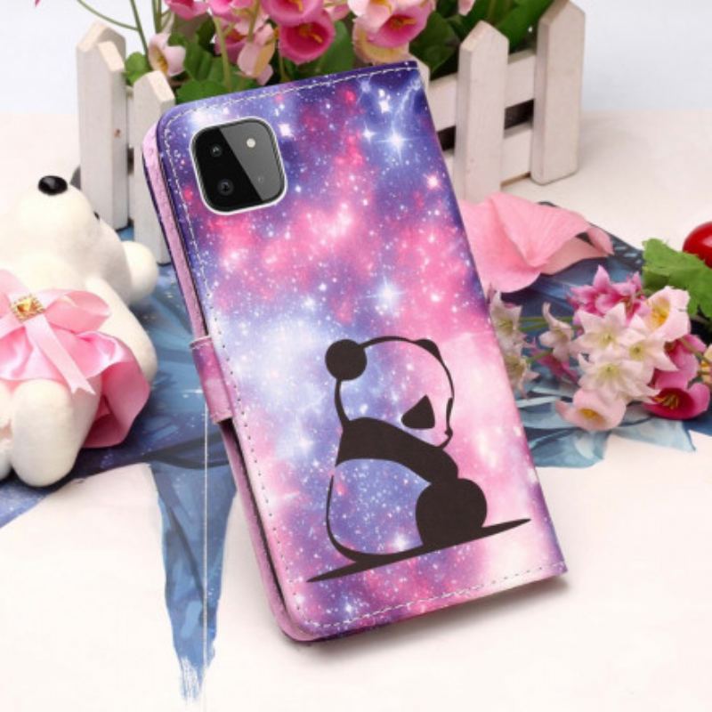 Housse Samsung Galaxy A22 5G Panda Galaxie