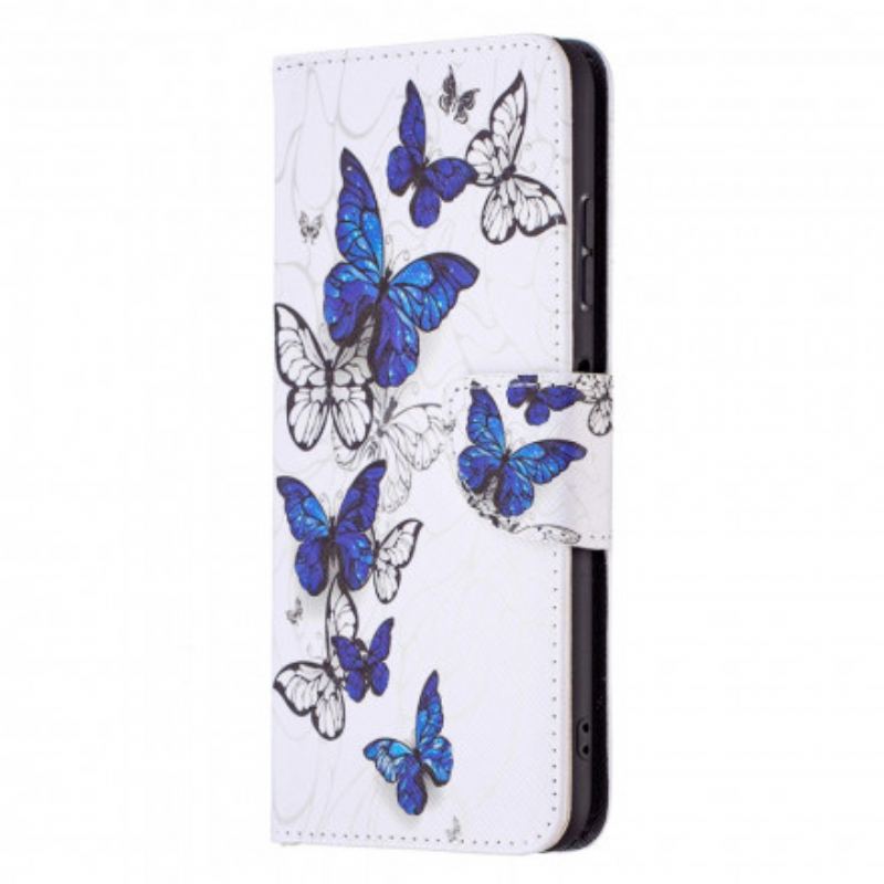 Housse Samsung Galaxy A22 5G Papillons Aquarelle