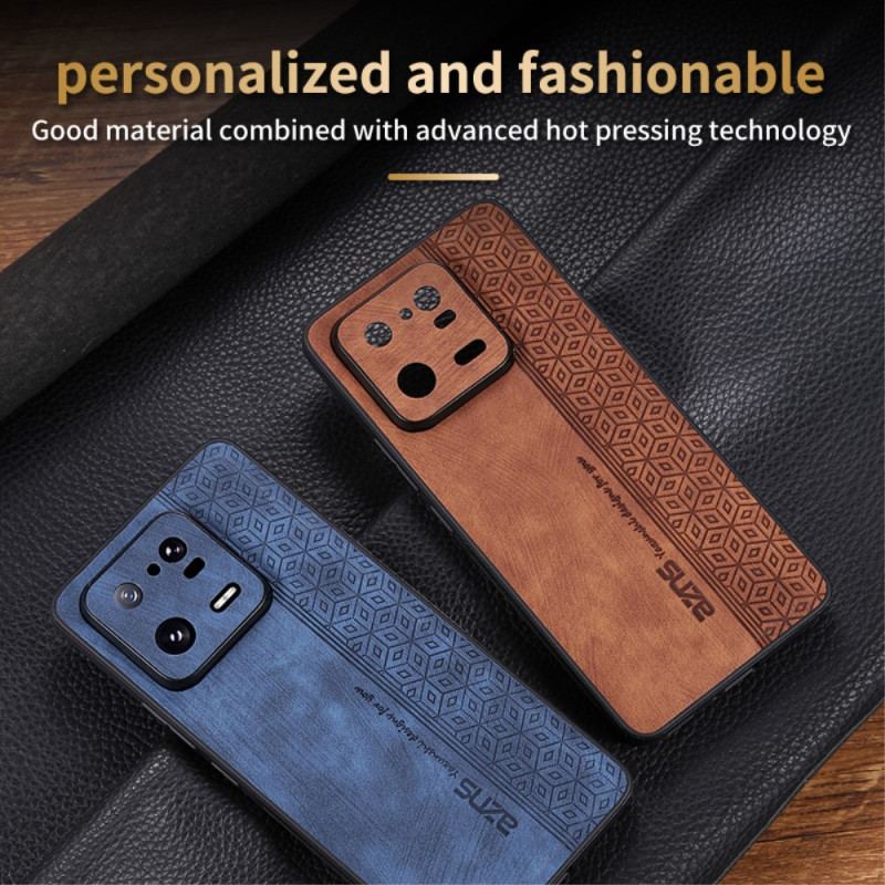 Coque Xiaomi 13 Effet Cuir AZNS