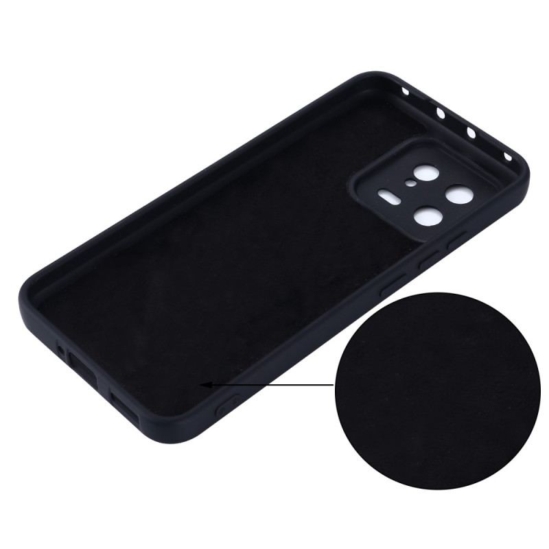 Coque Xiaomi 13 Silicone Liquide avec Lanière