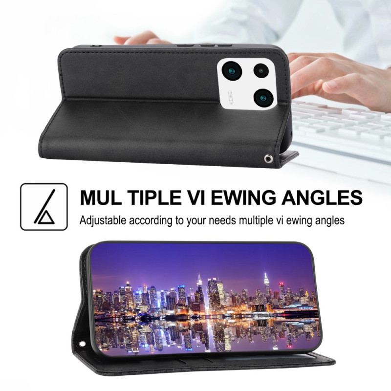 Flip Cover Xiaomi 13 Style Cuir Motif 3D