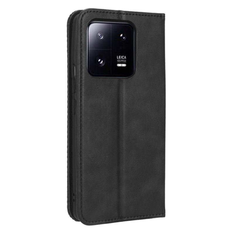 Flip Cover Xiaomi 13 Style Cuir Vintage