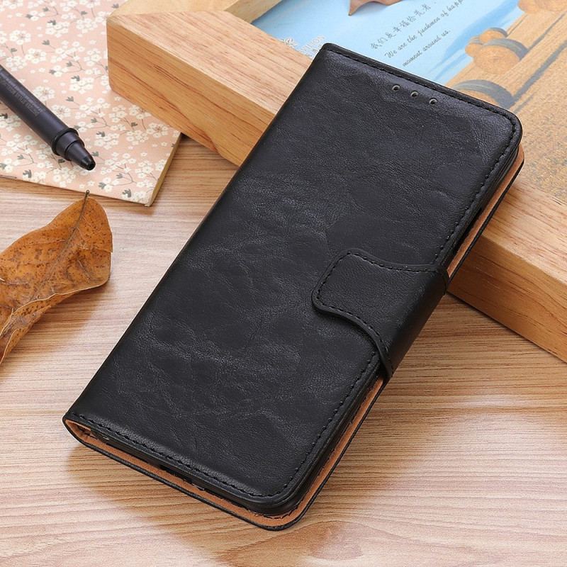 Housse Xiaomi 13 Cuir Fendu Fermoir Réversible