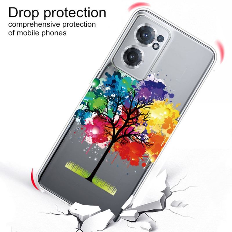 Coque OnePlus Nord CE 2 5G Arbre Arc-en-Ciel