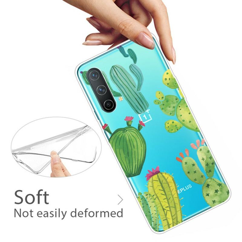 Coque OnePlus Nord CE 5G Cactus Aquarelle