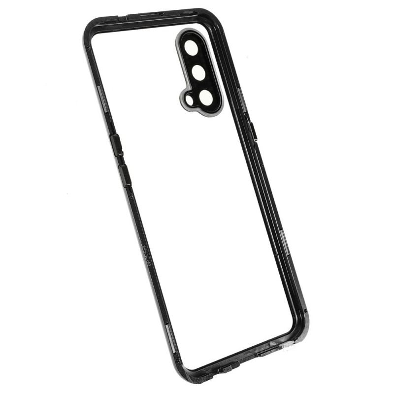 Coque OnePlus Nord CE 5G Deux Cotés Magnétique Verre Trempé et Métal