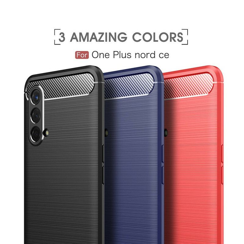 Coque OnePlus Nord CE 5G Fibre Carbone Brossée