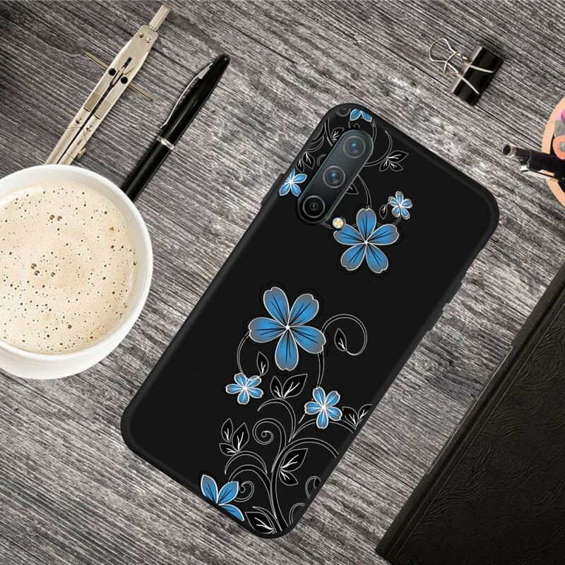 Coque OnePlus Nord CE 5G Fleurs Bleues