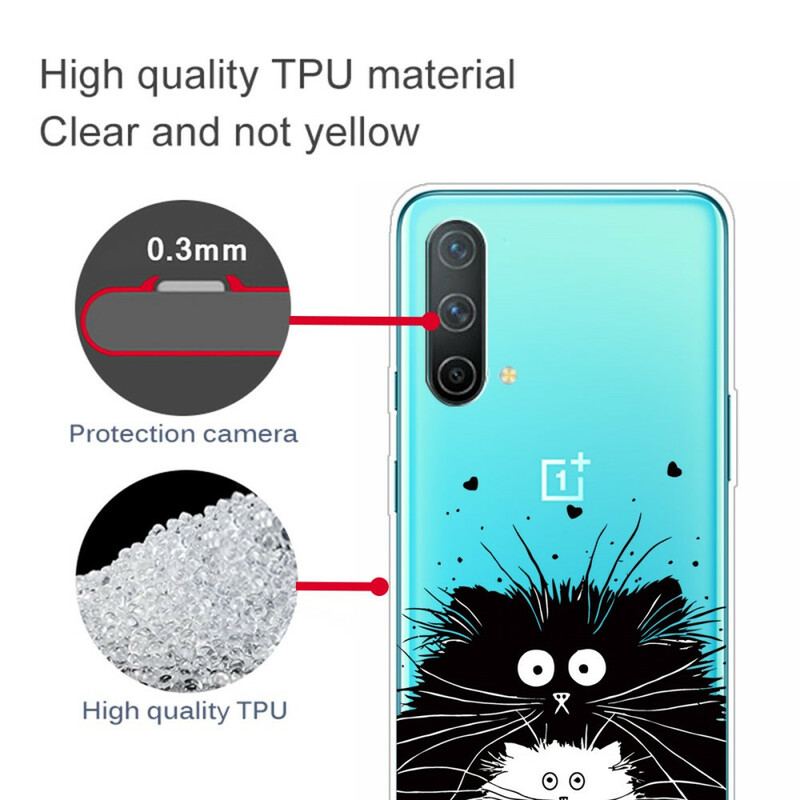 Coque OnePlus Nord CE 5G Regarde les Chats