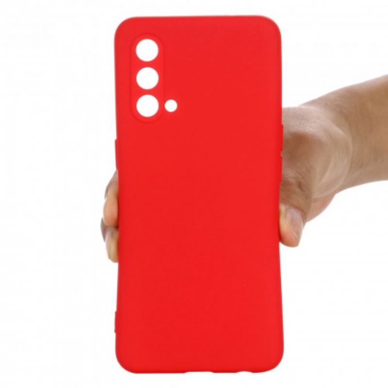 Coque OnePlus Nord CE 5G Silicone Liquide Avec Lanière